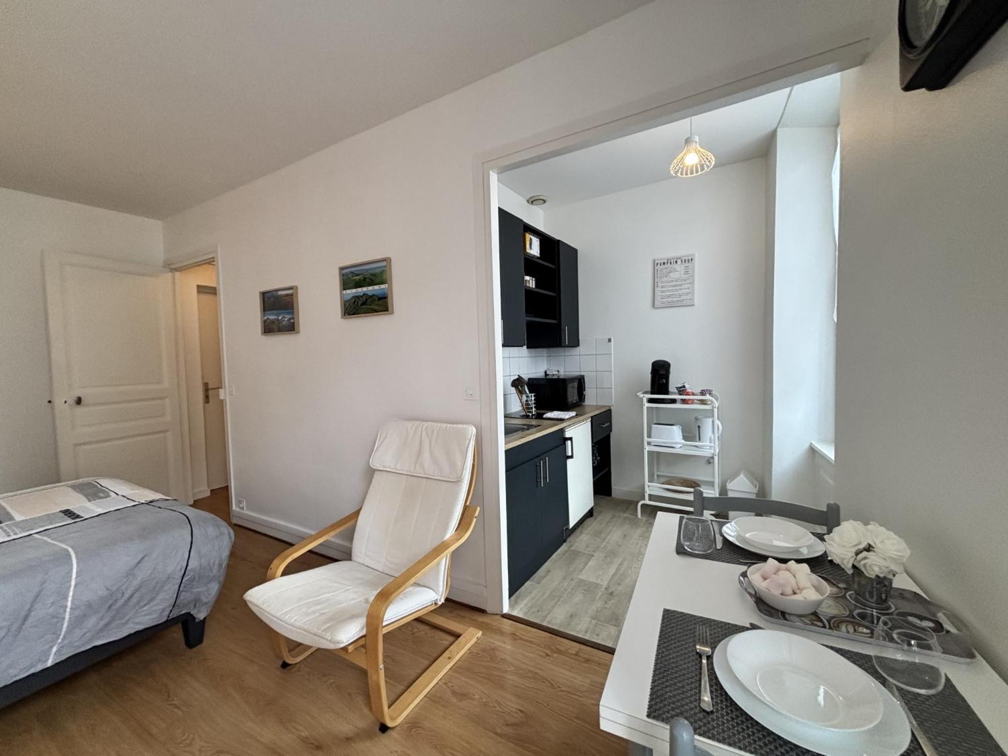Le Sancy - Studio - 1 Lit - 2 Pers - Clim Châtel-Guyon 外观 照片