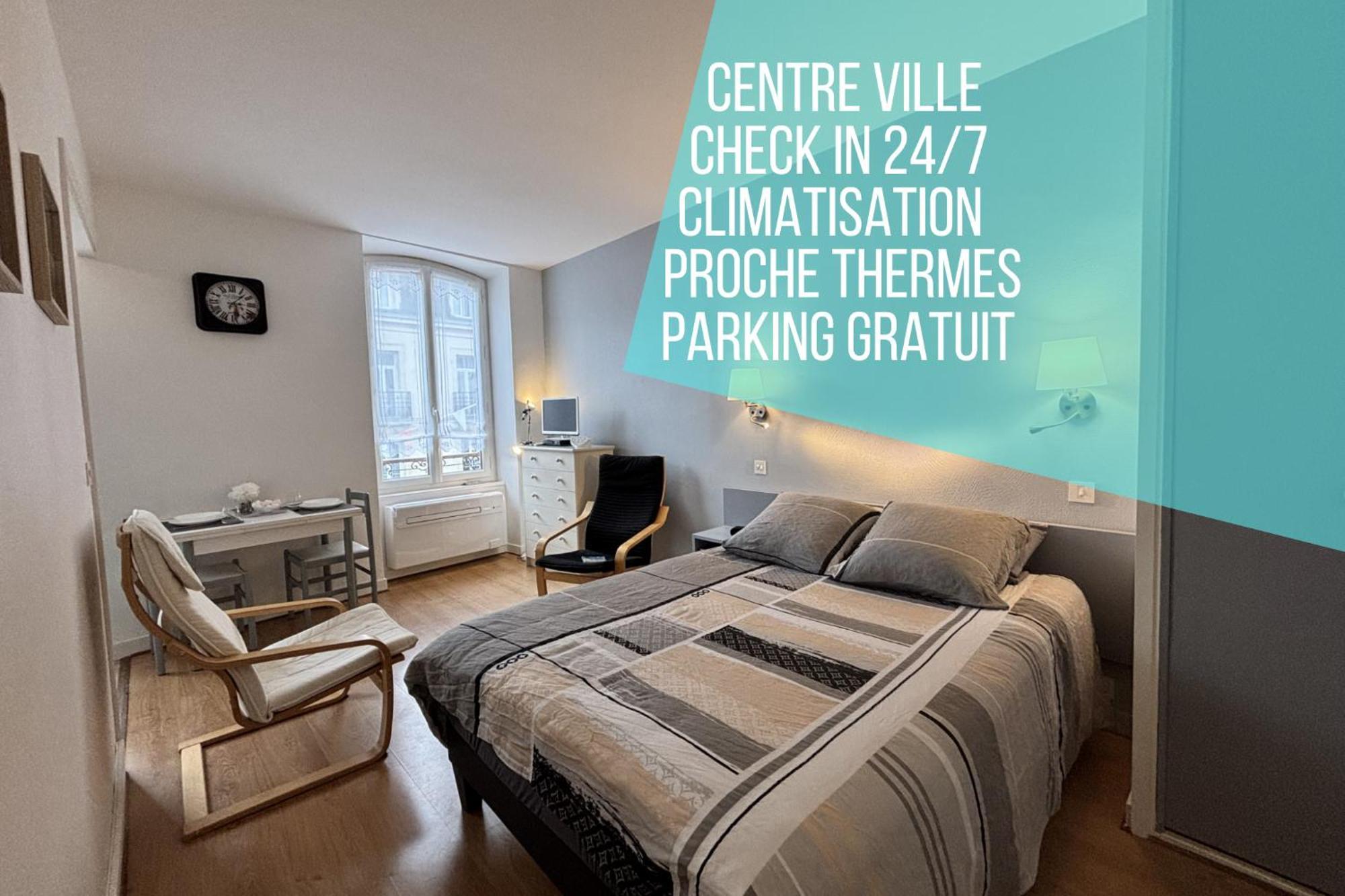 Le Sancy - Studio - 1 Lit - 2 Pers - Clim Châtel-Guyon 外观 照片